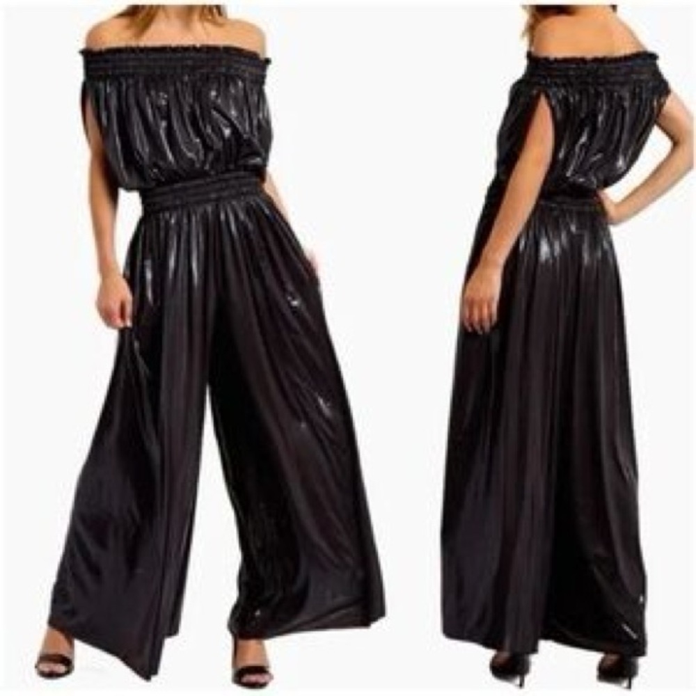 Norma Kamali Off Shoulder Jumpsuit size M